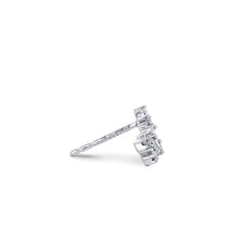 Load image into Gallery viewer, 14k or 18k Solid Gold Genuine Natural Baguette and Round Diamond Ear Climber