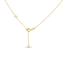 Load image into Gallery viewer, 14k Solid Yellow Gold Genuine Diamond Jerusalem Cross Heavyweight Medallion Disc Pendant Necklace and Adjustable Chain for Women