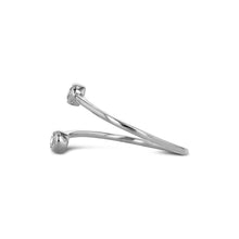 Load image into Gallery viewer, 14k Gold Genuine Diamond Bezel Twist Dainty Minimalist Spiral Ring for Women White, Yellow Rose Gold