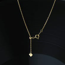 Load image into Gallery viewer, 14k Solid Gold Natural Diamond Baguette and Round Circle Pendant W/ Chain for Women in 14k Yellow White Rose Gold