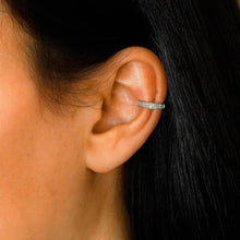 Load image into Gallery viewer, Single 14K Gold & Genuine Diamond Reversible Non-Pierced Ear Cuff