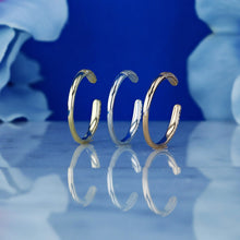 Load image into Gallery viewer, 14k Solid Gold Genuine Natural Diamond Open Pave Stack Ring