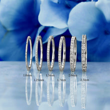 Load image into Gallery viewer, 14k Solid Gold Genuine Diamond FULL Eternity Band Wedding Band Stack Ring For Women All Widths Best Prices Anywhere!