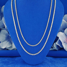 Load image into Gallery viewer, 14k Solid Gold Natural Diamond Tennis Choker Necklace