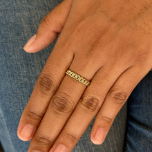 Load image into Gallery viewer, 14k Solid Gold Cuban Curb Link Stacking Band Ring