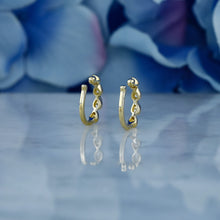 Load image into Gallery viewer, Single (Half Pair) 14k Solid Gold Natural Diamond Teardrop Non-Pierced Ear Cuff