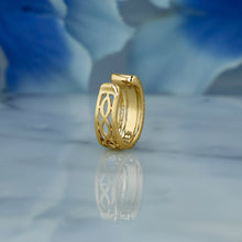 Load image into Gallery viewer, Single (Half Pair) 14k Solid Gold Natural Diamond Bordered Non-Pierce Ear Cuff