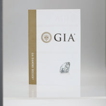 Load image into Gallery viewer, GIA Certified .50ct Natural Diamond Pear Shaped 14k Solid Gold Floating Solitaire Necklace with Adjustable Drawstring Chain