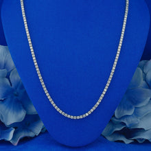 Load image into Gallery viewer, 14k Solid Gold Natural Diamond Flexible Tennis Necklace