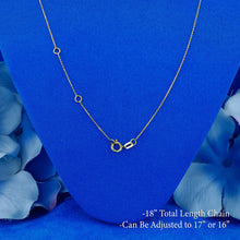 Load image into Gallery viewer, 14k Solid Gold Genuine Natural Diamond Cluster Cushion Cut Illusion Necklace for Women