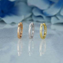 Load image into Gallery viewer, Single (Half Pair) 14k Solid Gold Natural Diamond Baguette Non-Pierce Ear Cuff