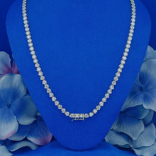 Load image into Gallery viewer, 14k Solid Gold Natural Diamond Tennis Choker Necklace