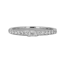 Load image into Gallery viewer, Social Value 18K Solid Gold Eternity Diamond Stackable Ring Band
