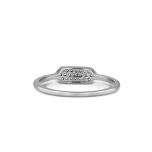 Load image into Gallery viewer, Social Value 14k Solid Gold and Genuine Natural Diamond Hexagon Shaped Ring
