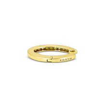 Load image into Gallery viewer, Single (Half Pair) 14k or 18k Gold &amp; Genuine Diamond Hinged Heavyweight Non-Pierced Ear Cuff in White Yellow or Rose Gold for Women or Girls
