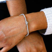 Load image into Gallery viewer, 14k Solid Gold Genuine Natural Diamond 5ct High Quality Tennis Bracelet for Women

