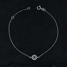 Load image into Gallery viewer, 14k Solid Gold Genuine Natural Diamond Star of David Chain Layering Bracelet
