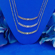 Load image into Gallery viewer, 14k Solid Gold Natural Baguette Diamond Cuban Link Necklace
