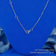 Load image into Gallery viewer, 14k Solid Gold Natural Diamond with Bezel Set Sapphire or Ruby Necklace with Adjustable Chain
